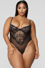 Load image into Gallery viewer, BEEN WAITING teddy - Black