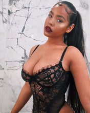 Load image into Gallery viewer, BEEN WAITING teddy - Black