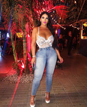 Load image into Gallery viewer, BEEN WAITING teddy - White