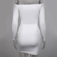 Load image into Gallery viewer, DEFINE SNATCHED mini dress - White