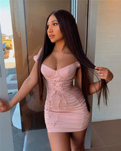 Load image into Gallery viewer, IMPULSIVE LOVE corset dress - Pink