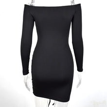 Load image into Gallery viewer, DEFINE SNATCHED mini dress - Black