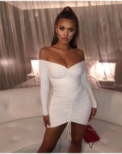 Load image into Gallery viewer, DEFINE SNATCHED mini dress - White