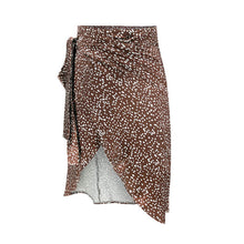 Load image into Gallery viewer, SO SO PRETTY satin skirt - Brown