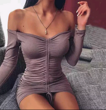 Load image into Gallery viewer, DEFINE SNATCHED mini dress - Mocha